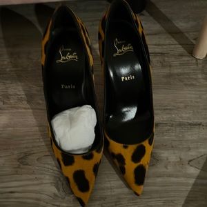 Leopard heels
